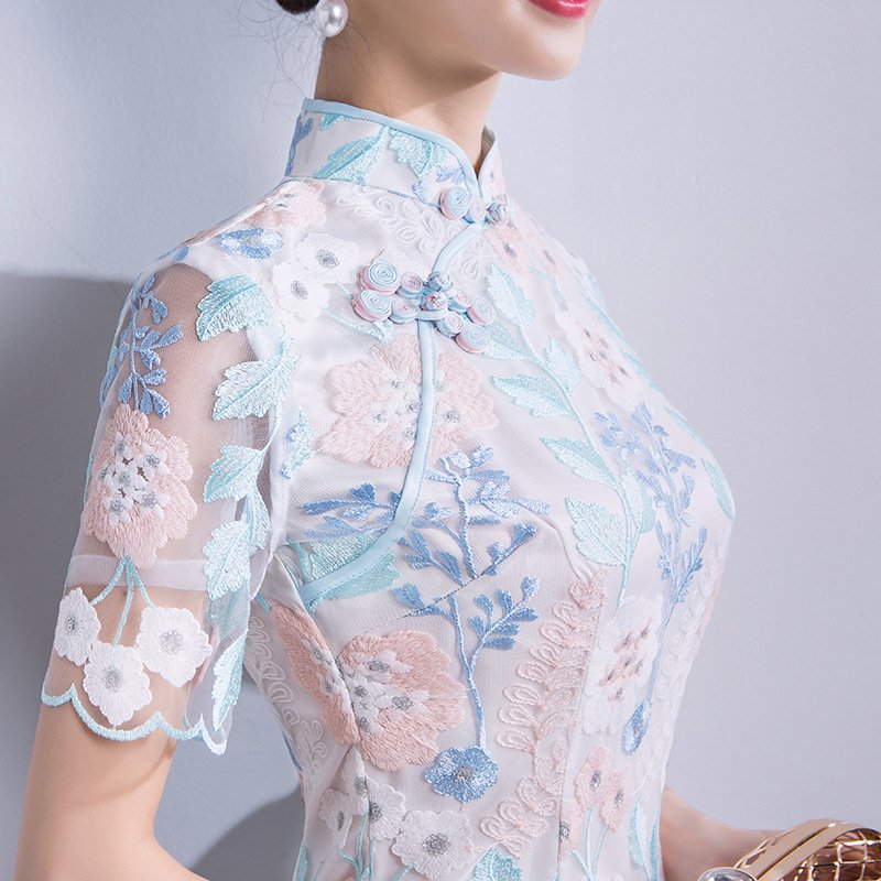 Lace cheongsam