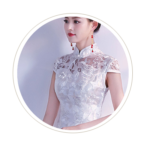 Shop White Cheongsam Dresses