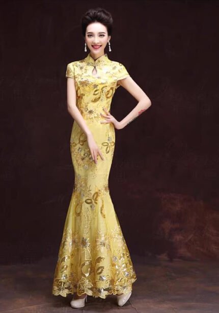 Festival New Qipao Dress Banquet Cheongsam