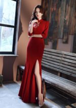 Chinese Bridal Sexy Slim Wedding Qipao Dresses