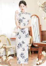 New Arrival Cheongsam Long Dress Retro Slim-Fit Banquet