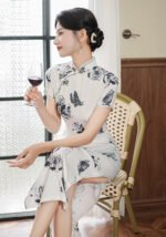 New Arrival Cheongsam Long Dress Retro Slim-Fit Banquet