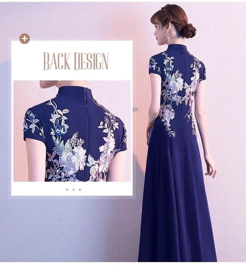 Evening Cheongsam Dresses Elegant Temperament Luxury