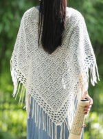 Shawl Retro Openwork Crochet Knit Cardigan