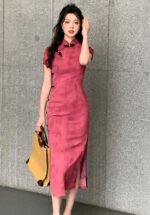 Timeless Elegance Cheongsam Embroidery Vintage