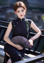 Sleeveless cheongsam old shanghai vintage temperament qipao