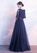 Elegant Lace Tulle Formal Gown Timeless Evening Dress