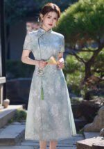 Elegant Traditional Chinese Qipao Dress Modern Fusion