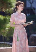Elegant Traditional Chinese Qipao Dress Modern Fusion