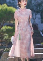 Elegant Traditional Chinese Qipao Dress Modern Fusion