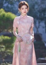 Elegant Traditional Chinese Qipao Dress Modern Fusion