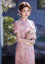 Elegant Traditional Chinese Qipao Dress Modern Fusion