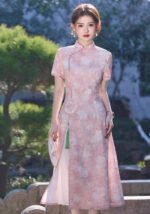 Elegant Traditional Chinese Qipao Dress Modern Fusion
