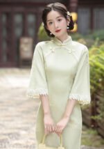 Fresh and Delicate Chinese Style New Design Qipao