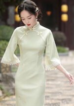 Fresh and Delicate Chinese Style New Design Qipao
