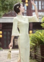 Fresh and Delicate Chinese Style New Design Qipao