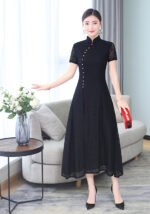 Lace Cheongsam Dress Qipao