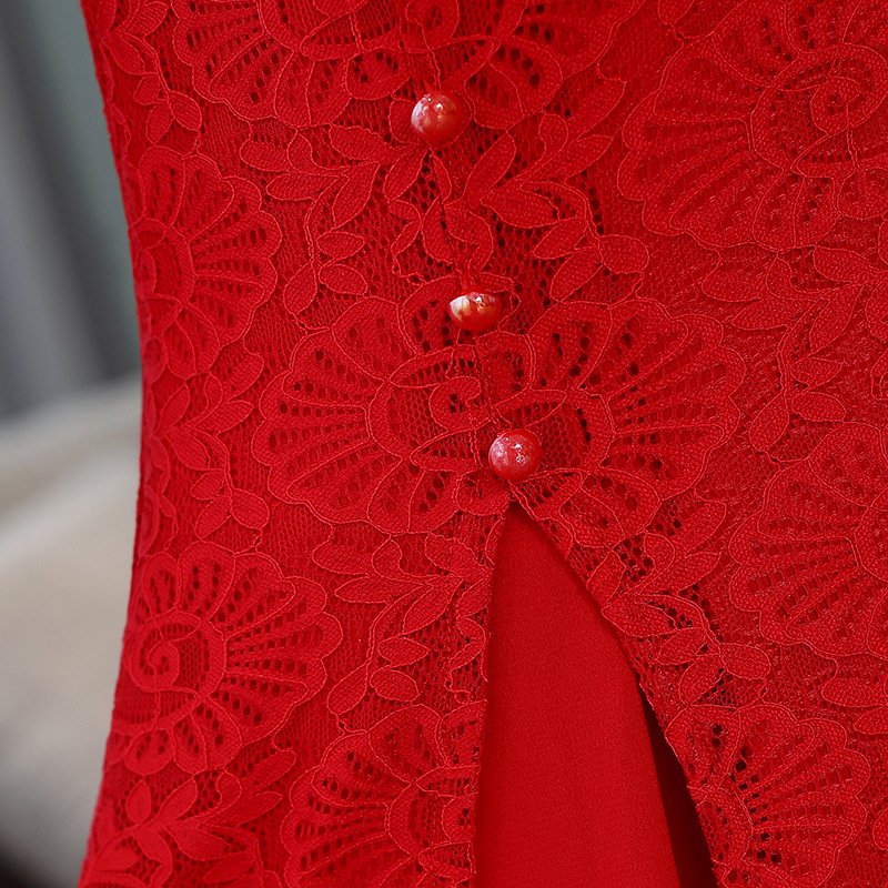 Lace Cheongsam Dress Qipao