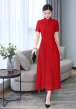 Lace Cheongsam Dress Qipao