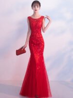 Luxury Ivory Embroidered Mermaid Wedding Dress
