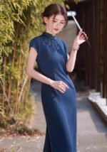 Modern Slim Silhouette Cheongsam Dress