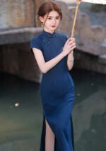 Modern Slim Silhouette Cheongsam Dress