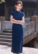 Modern Slim Silhouette Cheongsam Dress