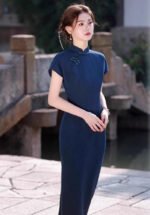 Modern Slim Silhouette Cheongsam Dress