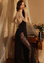 Sexy Nightgown Extended Bathrobe Sleepwear Home Wear
