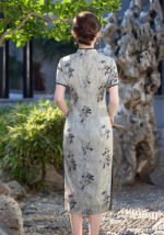 womens-mid-length-qipao-grey-ink-painting-print-cheongsam-dress