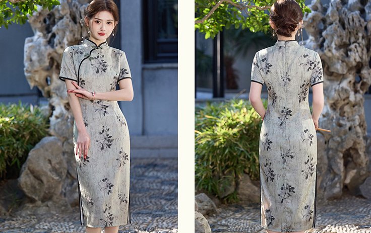 womens-mid-length-qipao-grey-ink-painting-print-cheongsam-dress
