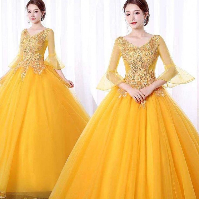 ball gown tulle evening dress