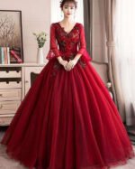 ball gown tulle evening dress