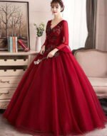 ball gown tulle evening dress