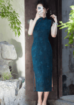 Cheongsam Exquisite Embroidery Elegant Dress