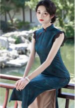 Cheongsam Exquisite Embroidery Elegant Dress