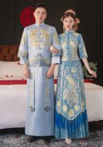 Dragon and Phoenix Embroidery Wedding Qun Kwa