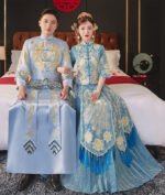 Dragon and Phoenix Embroidery Wedding Qun Kwa