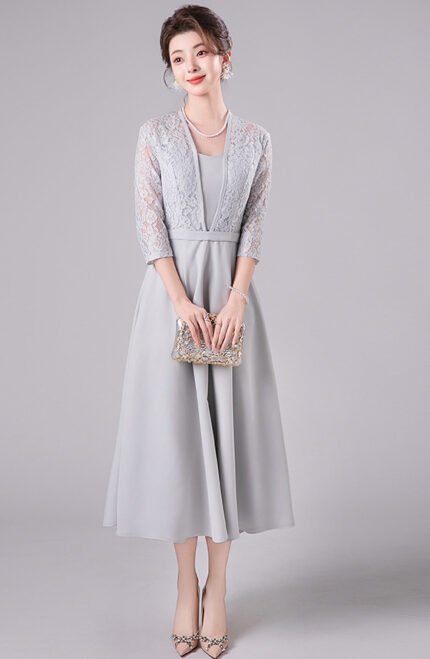 Elegant Lace Formal Evening Gown