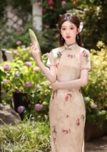 Elegant Traditional Chinese Cheongsam Floral Design Exquisite Buttons