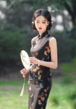 Cheongsam New Arrival Simple Butterfly Valley Style Qipao