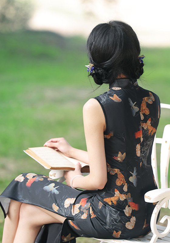 Cheongsam New Arrival Simple Butterfly Valley Style Qipao