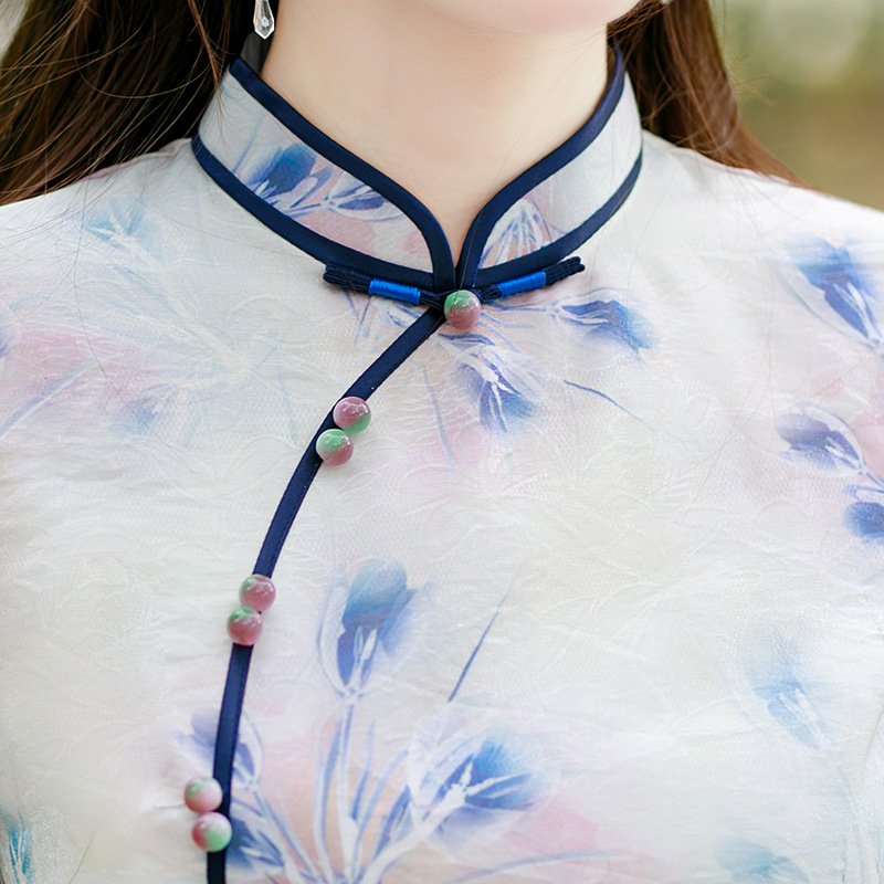 Elegant Cheongsam Dress Timeless Oriental Charm