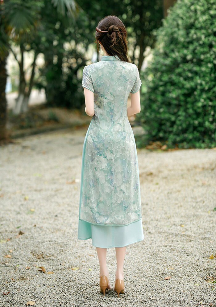Elegant Cheongsam Dress Timeless Oriental Charm