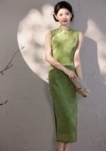 New Arrival Chinese Style Satin Cheongsam