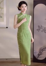 New Arrival Chinese Style Satin Cheongsam