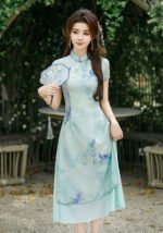 New Arrival Chinese Style Satin Cheongsam