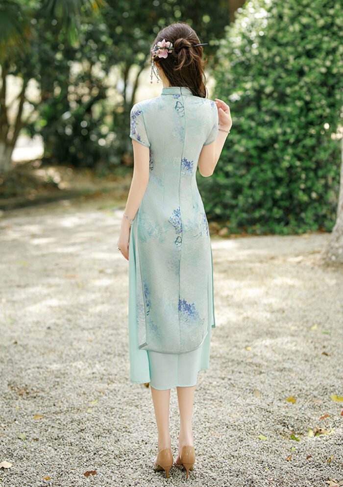 New Arrival Chinese Style Satin Cheongsam