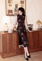 Sleeveless Cheongsam Traditional Chinese Dress