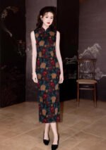 Sleeveless Cheongsam Traditional Chinese Dress